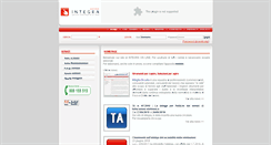 Desktop Screenshot of integra-online.it